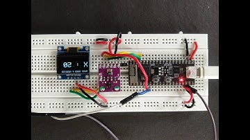 Gesture Recognition using ESP32 and ADPS9960 (source code in description)