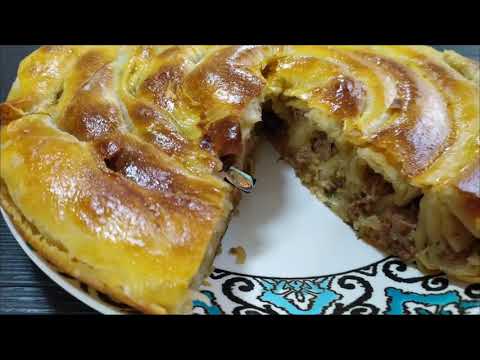 Такой мясной пирог даже остыть не успеет! Вы тоже захотите приготовить!