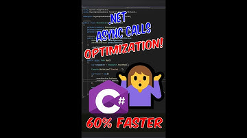 .NET Async Calls   optimization - insane #Shorts