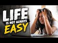 👉Life is not always easy 😔#lifelessons #english 