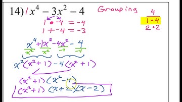 Day 09 HW (13 to 24) Factoring by GCF, Difference of Squares and Grouping