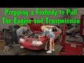 Prepping a Foxbody for an Engine Pull