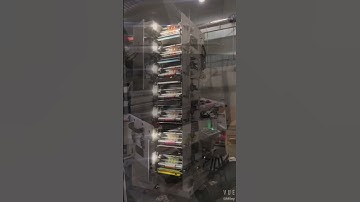 PVC/PET Shrink Label Stacked Type Flexo Printing Machine#Shots