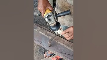 Technique of connecting knife blade with wooden handle #shorts #short #shortvideo #shortsfeed #diy