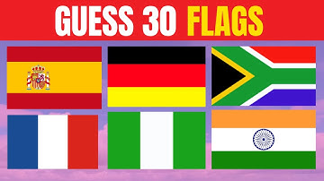Guess 30 Flags in 3 Seconds | How Well Do You Know Flags? #viral #youtubequiz