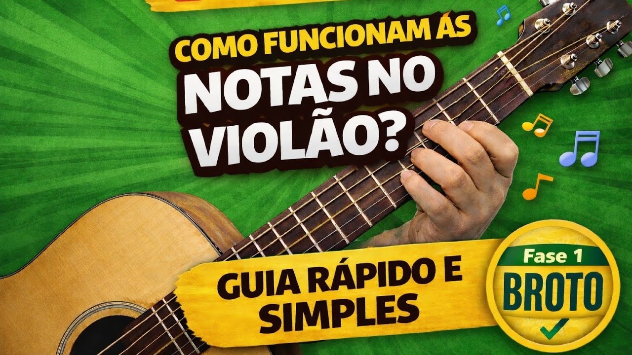 Como Funcionam as Notas no Violão? Guia Rápido e Simples