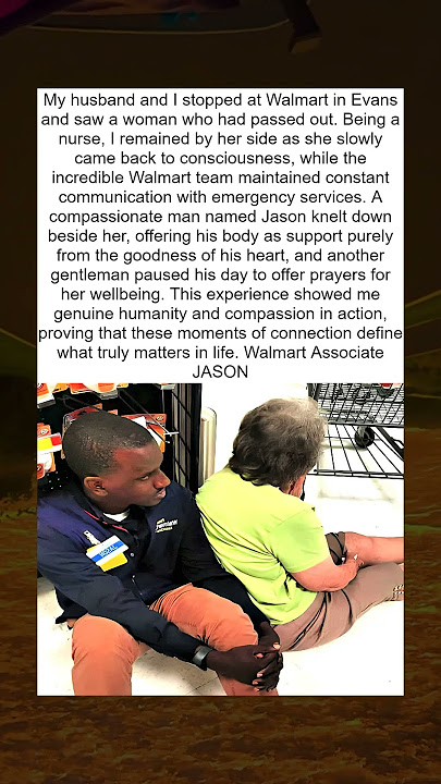 Strangers Unite to Save Woman at Walmart 🥺❤️ - YouTube