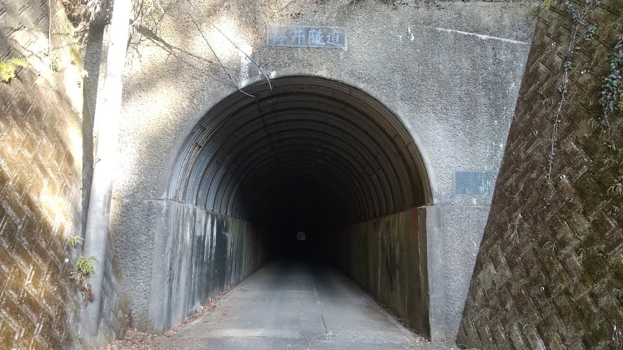 昼間心霊スポットに行ってみた(桜井隧道/旧秋山トンネル)