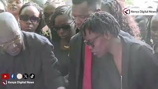 Painful Goodbye! Tears Flow as Khalwale’s Children Bid Farewell to Their Mom as She’s Laid to Rest