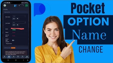 How To Change Your Names On Pocket Option | Change Name In Pocket Option