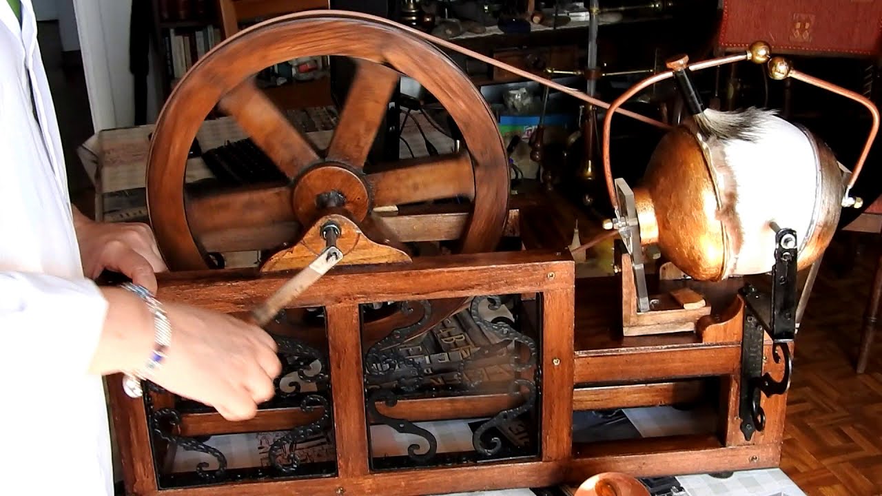 Máquina de Otto von Guericke, Primera Máquinas Eléctrica YouTube