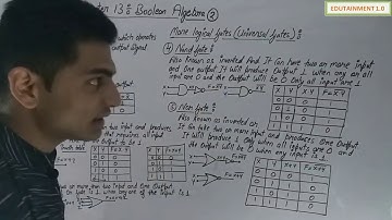 Boolean Algebra Class 12 CS Chapter 13 (Video 2)