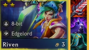 6 8-bit Riven⭐⭐⭐He Takeover Game | TFT Set 10