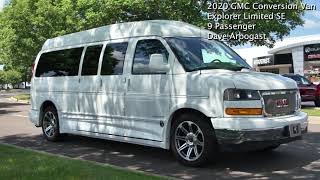 Used 2020 GMC Conversion Van Explorer Limited SE 9 Passenger UP35046 | Dave Arbogast Conversion Vans