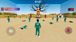 🔥 SURVIVAL CONTEST – Player 456 Faces the Giant Doll in a Deadly Red Light Green Light Game! 😱🚦🎮 screenshot 2