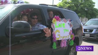 Nursing home parade for the Alameda Oaks Retirement community