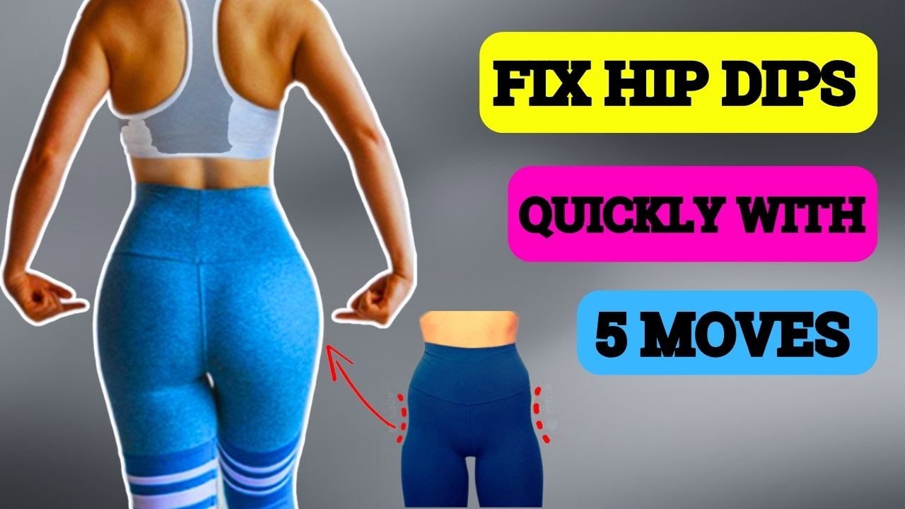 5 EXERCISES TO FIX HIP DIPS QUICKLY Home Workouts YouTube
