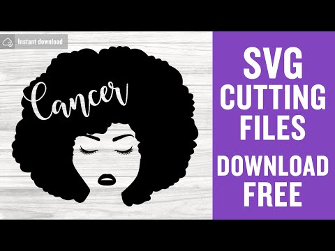 Cancer Zodiac Svg Free Cutting Files for Silhouette Instant Download