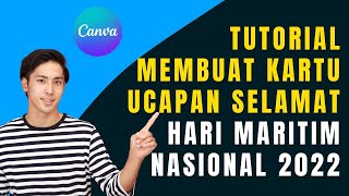 Tutorial Membuat Kartu Ucapan Selamat Hari Maritim Nasional 2022 screenshot 2