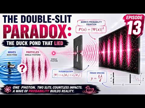 The Double-Slit Paradox: How Single Photons Interfere with Themselves #quantumphysics #science