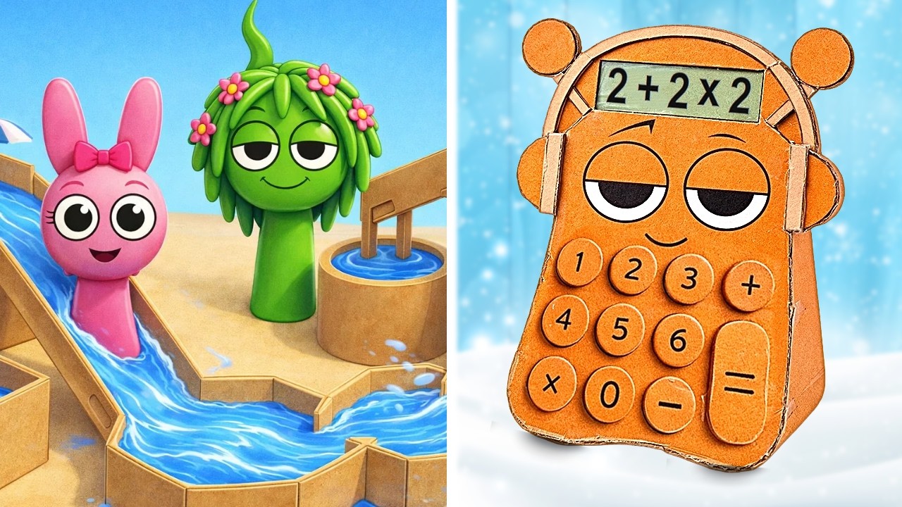 DIY Cardboard SPRUNKI Creations That Will Impress Your Friends! *Cool Gamebook & Fun Crafts*