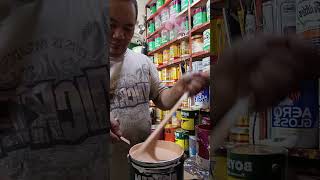 mixing colors light mocha