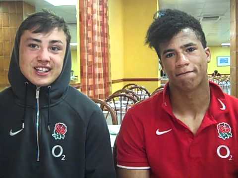England U18 pair Jack Nowell & Anthony Watson talk about the FIRA/AER tournament