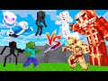 Monster School Zombie Attack Big Titan and Titan Magician- Minecraft Animation