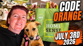 Code orange - Halloween shopping - Homesense - 3rd July 2026