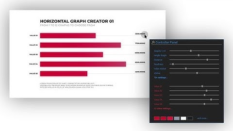 Infographics V3 Horizontal Chart Creator After Effects Templates