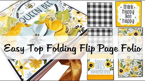 Step-by-Step Guide to Crafting a Top Folding Trifold Folio Polly