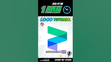 ✨⚡ P LOGO - CREATE LOGOS in 1 MINUTE in CorelDRAW @DelcaX  #corel #logo #coreldraw