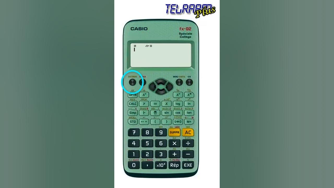 CASIO fx-92 Special College✓ Calculation mode and set the parameters to  their initial default value 