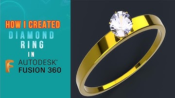HOW TO MAKE DIAMOND RING IN EASY WAY FOR BEGINNERS|FUSION 360|#fusion360