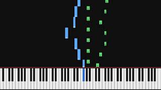 Friedrich Burgmüller - Светлый ручей, op. 39 | Piano Visualization