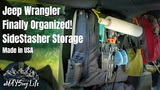 Maximize Your Jeep's Storage Space with SideStasher™ Bag System  JLU and JKU Organization at last!