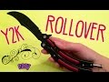 Y2K Rollover (Beginner)- Beginner Butterfly Knife Tricks that look IMPRESSIVE