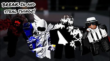 WINNING WITH EVERY VIP ENTITY SKIN! | Roblox Break in and Steal Thingz!