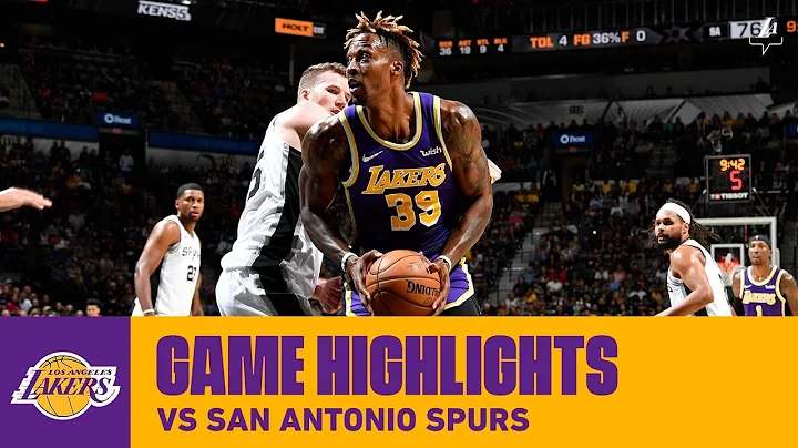 HIGHLIGHTS | Dwight Howard (14 pts, 13 reb) vs. San Antonio Spurs (11/3/19) | Lakers - 天天要聞