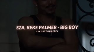 sza & keke palmer - big boys [sped up] Resimi