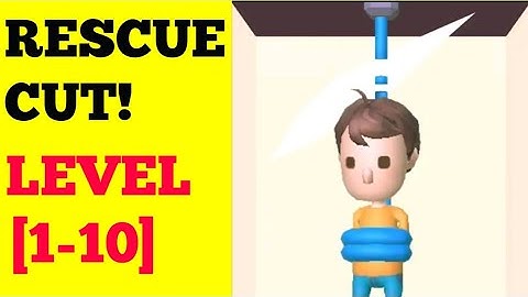 Rescue cut! Level 1 2 3 4 5 6 7 8 9 10 Walkthrough or Solution