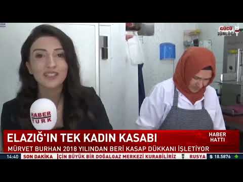 Hem kasap hem vejetaryen - Elazığ'ın tek kadın kasabı