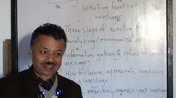 KU BHM III GEM 204 Business Communication Dec 2 2024 Chapter Four LO 1 Three Step Writing Process