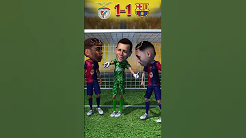 ملخص برشلونة وبنفيكا 3 1 في دوري الابطال برشلونة Barcelona Benfica 