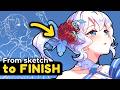 Bringing a Genshin-Inspired Ice Queen to Life!