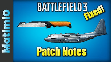 Patch Notes: Gunship & Knife Changes (Battlefield 3 Gameplay/Commentary)
