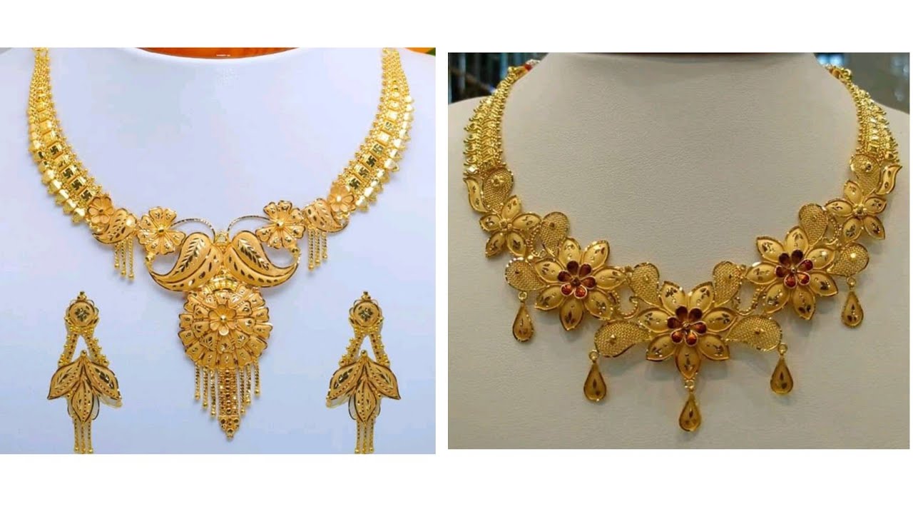 Necklace Designs In Gold With Weight And Price Pictures