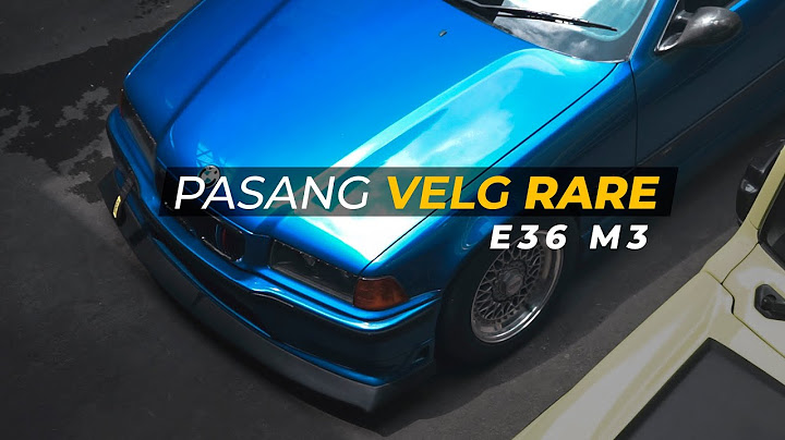 BMW E36 M3 pasang VELG RARE!