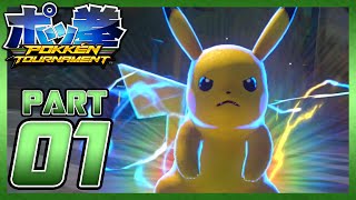 Pokkén Tournament - Part 1 - Green League Match (Pikachu) - Ferrum League Rank D – Aaronitmar