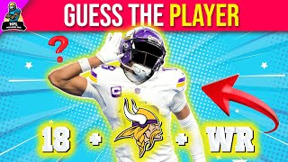 Guess The NFL Player by Jersey Number+Team+Position🏈💃🏻💯Patrick Mahomes,Justin Jefferson, Tyreek Hill